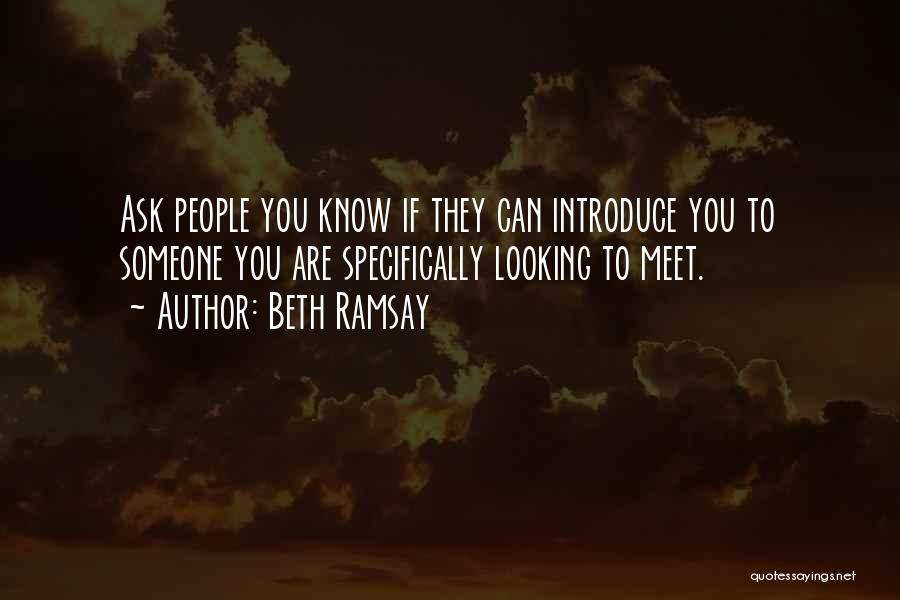 Introductions Quotes By Beth Ramsay