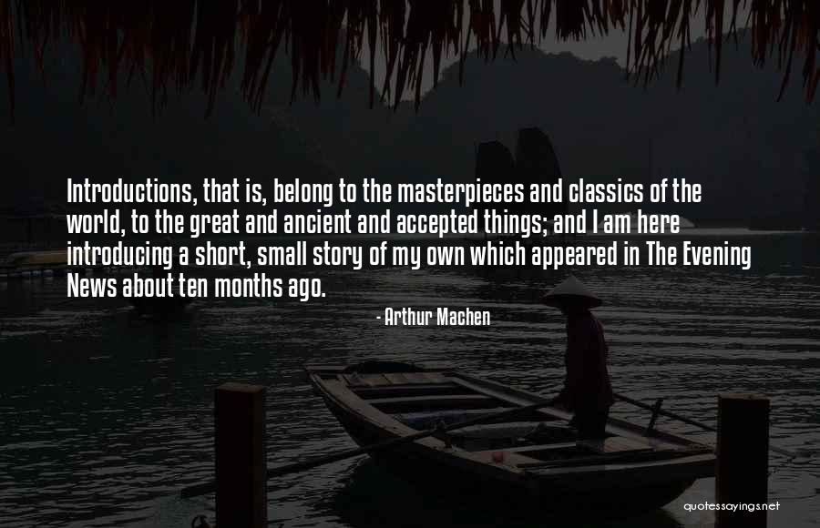 Introductions To Quotes By Arthur Machen Introductions To Quotes By Arthur Machen