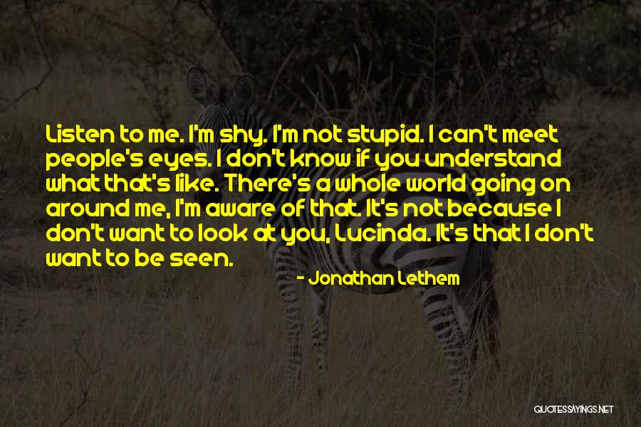 Introvert People Quotes By Jonathan Lethem Introvert People Quotes By Jonathan Lethem
