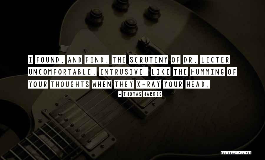 Intrusive Thoughts Quotes By Thomas Harris Intrusive Thoughts Quotes By Thomas Harris