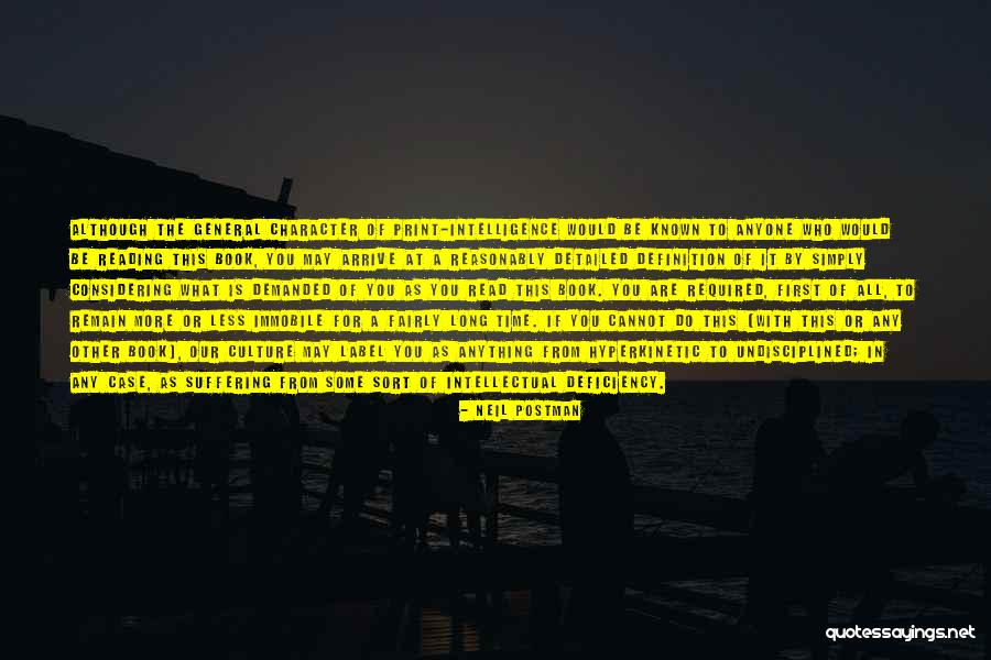 Intuitio Quotes By Neil Postman Intuitio Quotes By Neil Postman