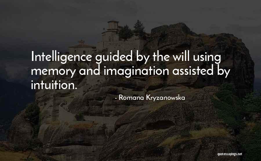Intuition And Imagination Quotes By Romana Kryzanowska Intuition And Imagination Quotes By Romana Kryzanowska
