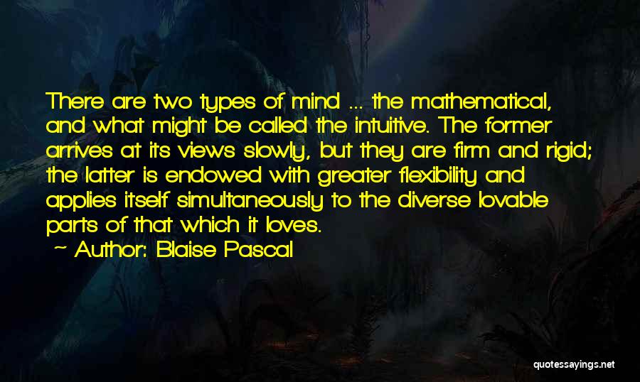 Intuitive Mind Quotes By Blaise Pascal