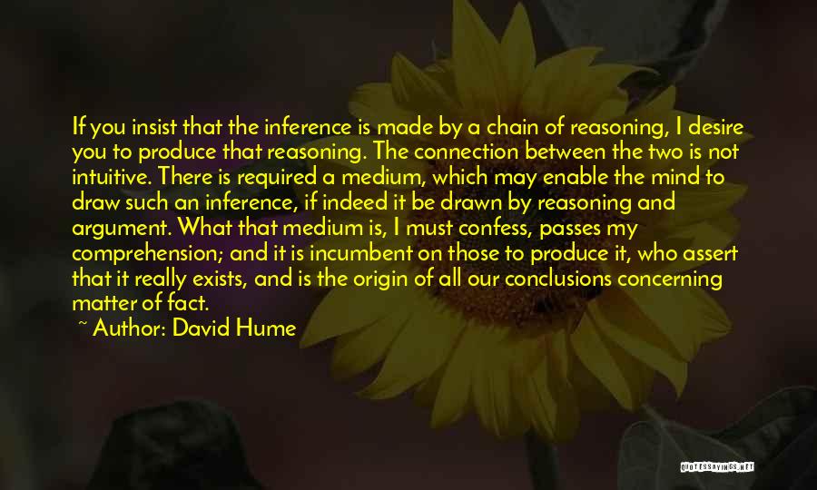 Intuitive Mind Quotes By David Hume