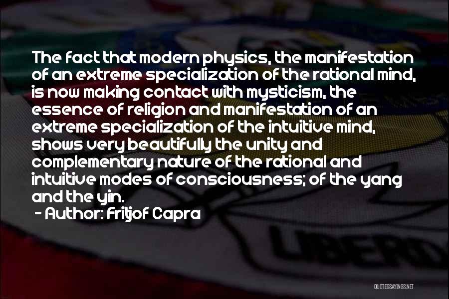 Intuitive Mind Quotes By Fritjof Capra