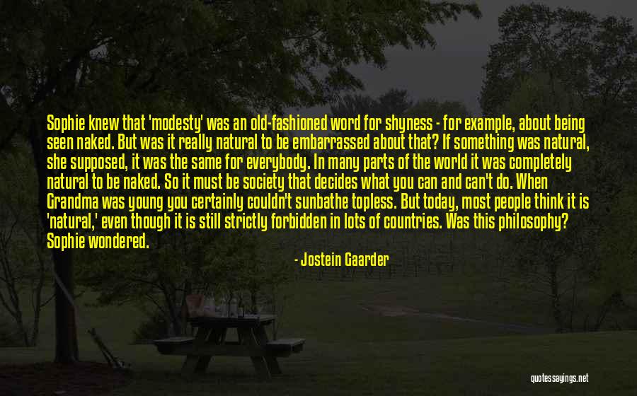 Intuitive Person Quotes By Jostein Gaarder Intuitive Person Quotes By Jostein Gaarder