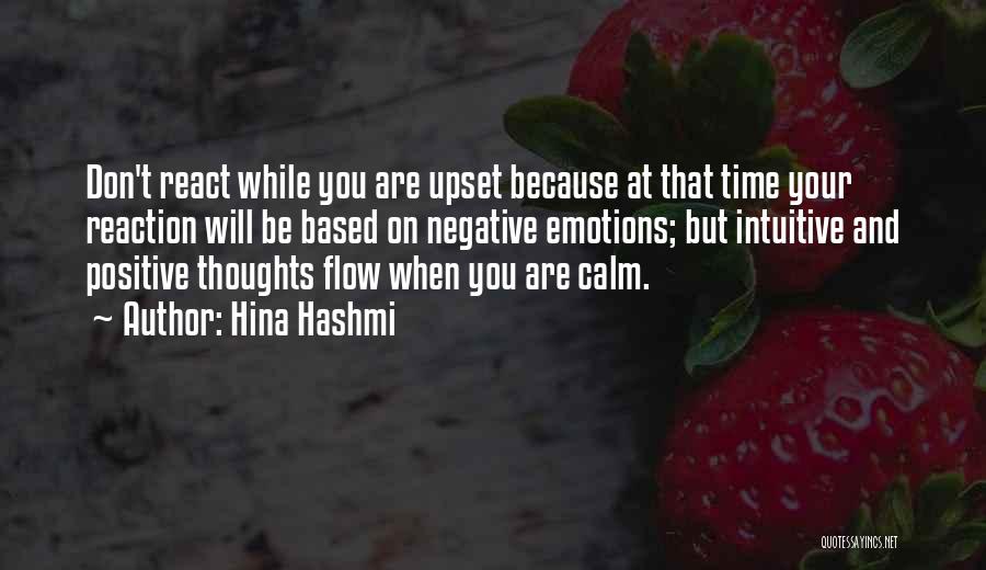 Intuitive Thinking Quotes By Hina Hashmi