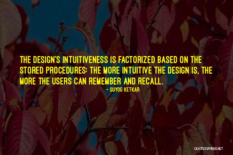Intuitiveness Quotes By Suyog Ketkar Intuitiveness Quotes By Suyog Ketkar