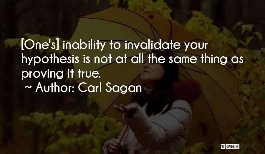 Invalidate Quotes By Carl Sagan