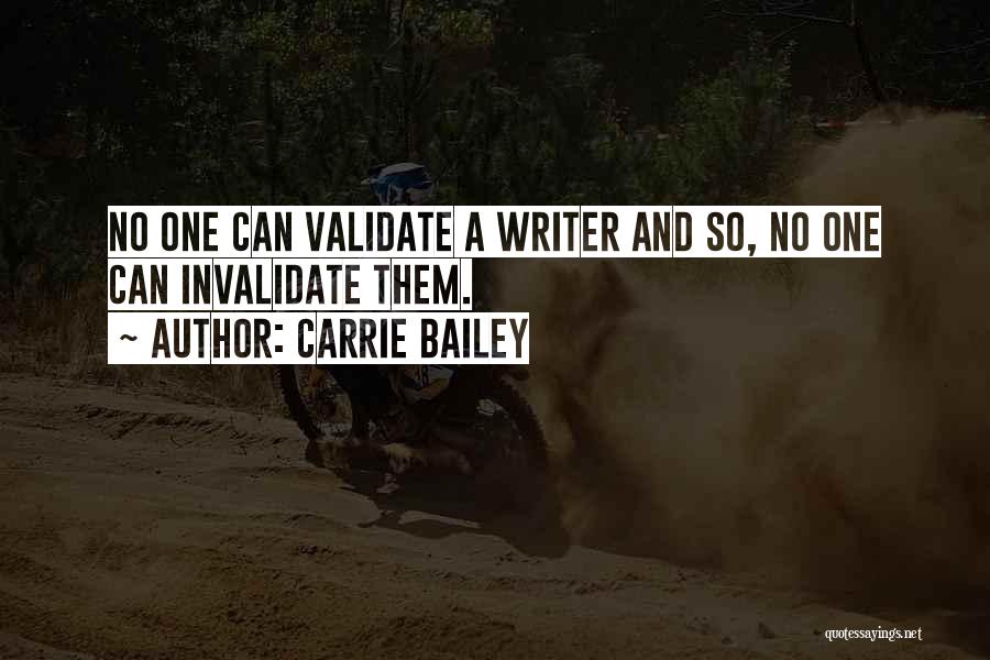 Invalidate Quotes By Carrie Bailey