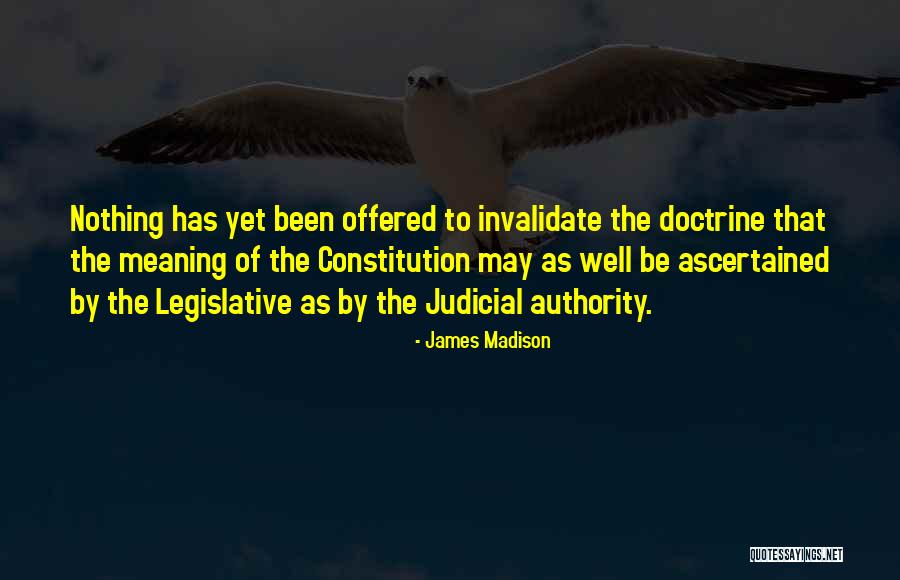 Invalidate Quotes By James Madison