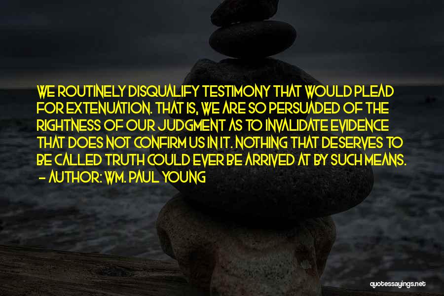 Invalidate Quotes By Wm. Paul Young