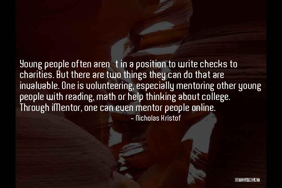 Invaluable People Quotes By Nicholas Kristof Invaluable People Quotes By Nicholas Kristof