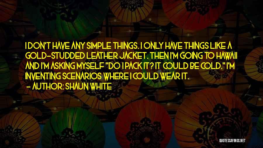 Inventing Things Quotes By Shaun White