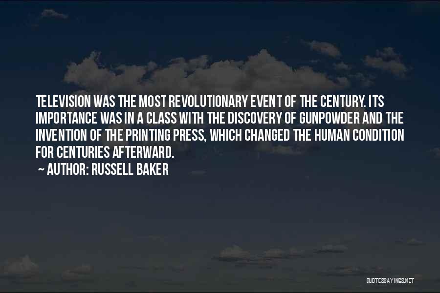 Invention And Discovery Quotes By Russell Baker