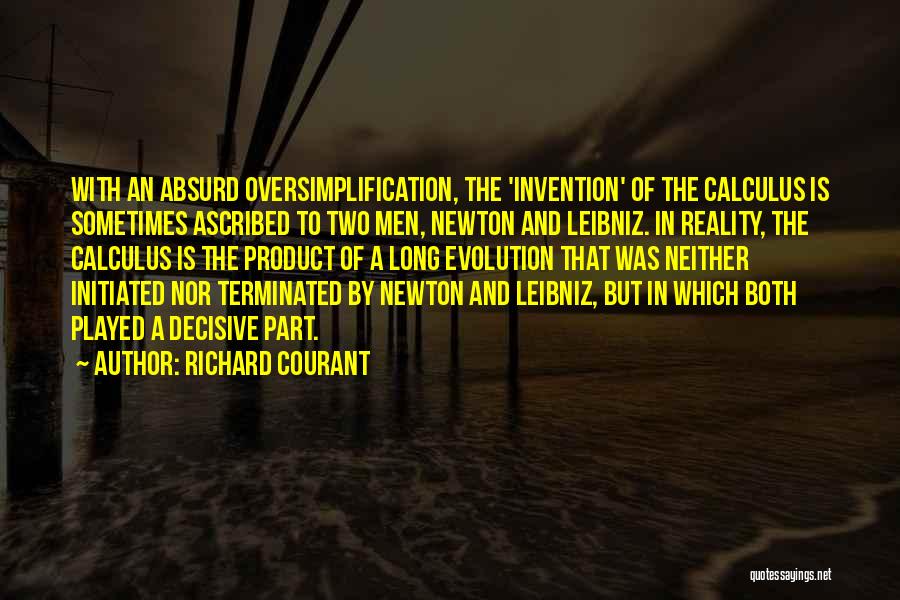 Invention Quotes By Richard Courant