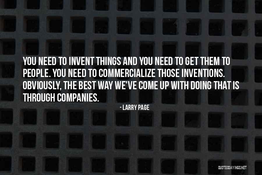 Inventions To Quotes By Larry Page Inventions To Quotes By Larry Page