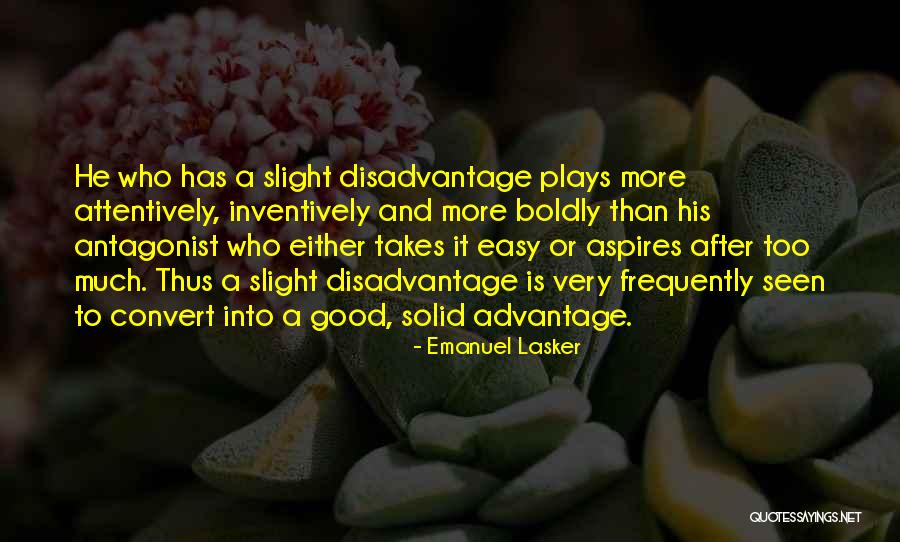 Inventively Quotes By Emanuel Lasker Inventively Quotes By Emanuel Lasker