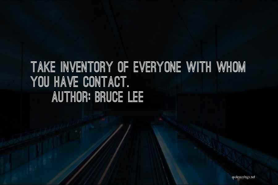 Inventory Quotes By Bruce Lee