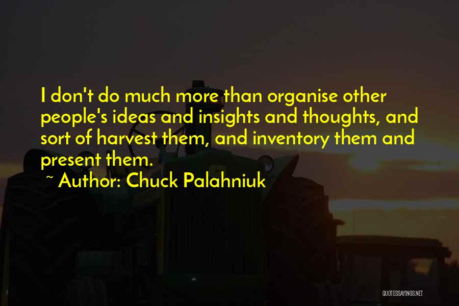 Inventory Quotes By Chuck Palahniuk