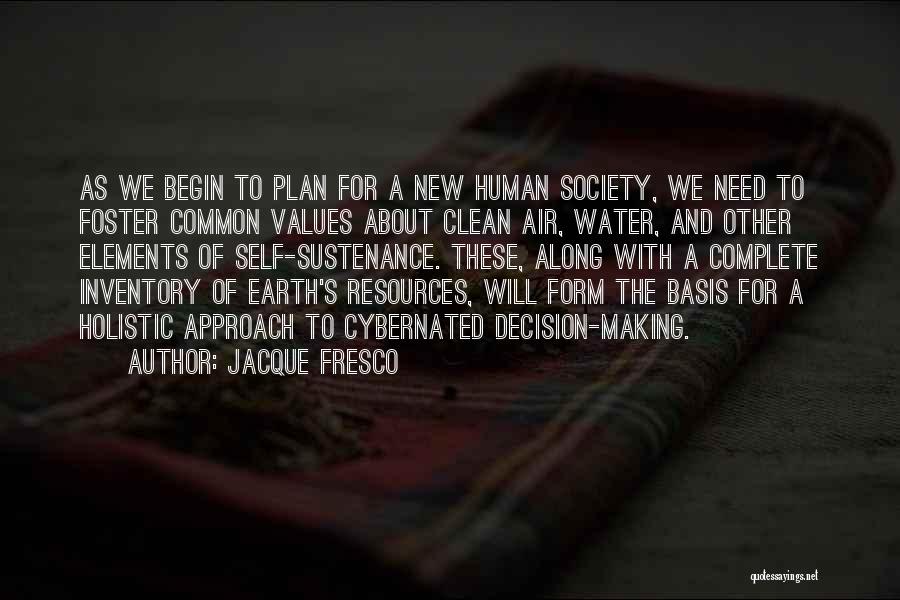 Inventory Quotes By Jacque Fresco