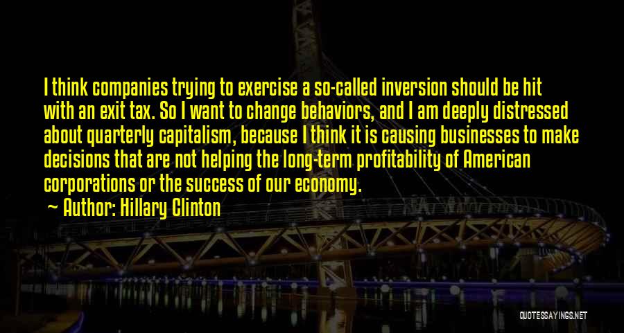 Inversion Quotes By Hillary Clinton