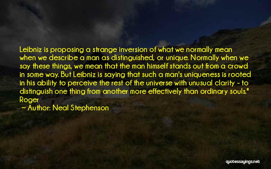 Inversion Quotes By Neal Stephenson