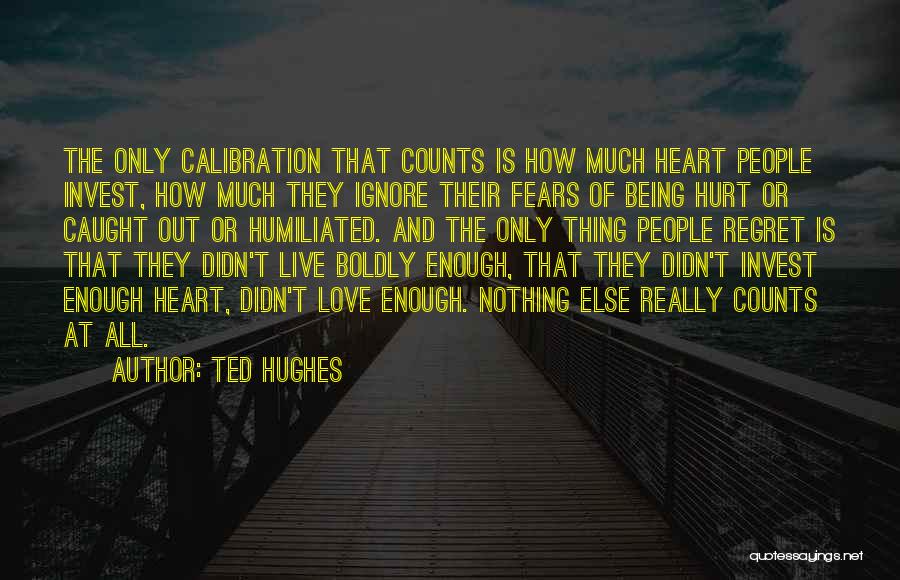 Invest Love Quotes By Ted Hughes