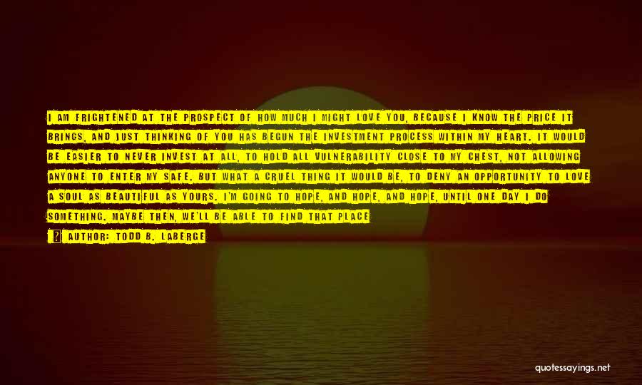 Invest Love Quotes By Todd B. LaBerge Invest Love Quotes By Todd B. LaBerge