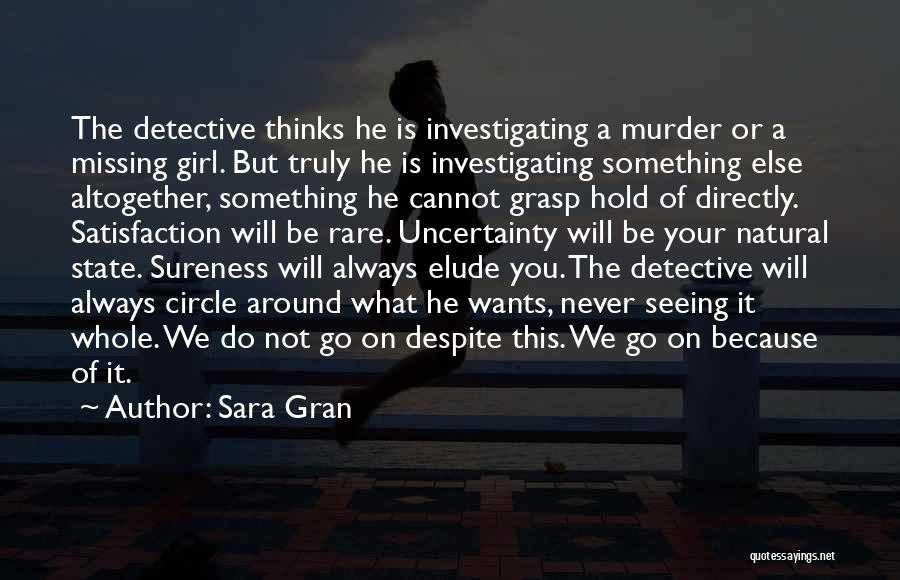 Investigating Quotes By Sara Gran