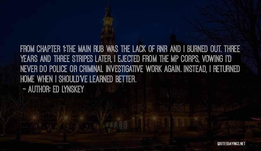 Investigative Quotes By Ed Lynskey