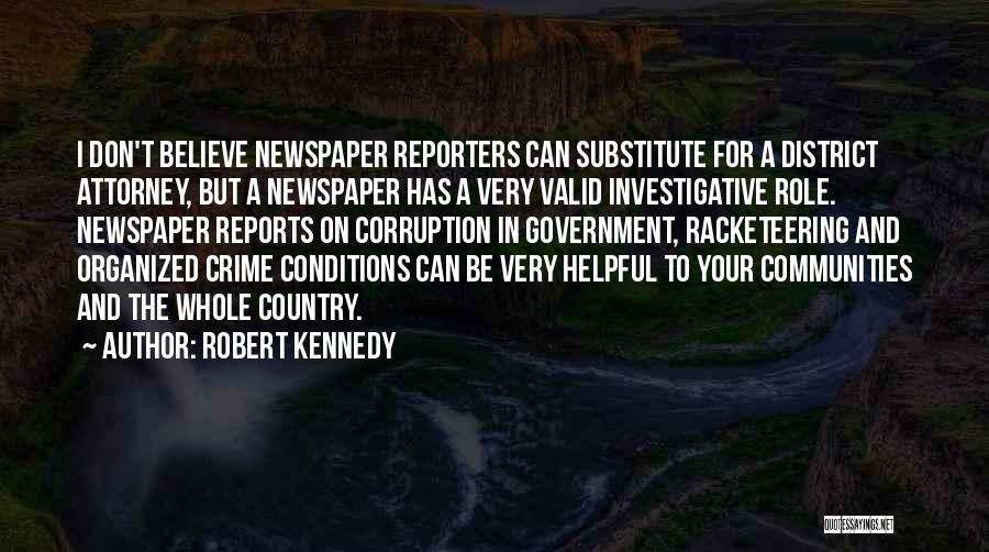 Investigative Quotes By Robert Kennedy
