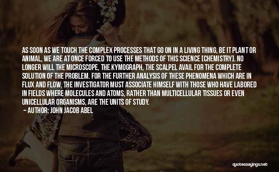 Investigator Quotes By John Jacob Abel