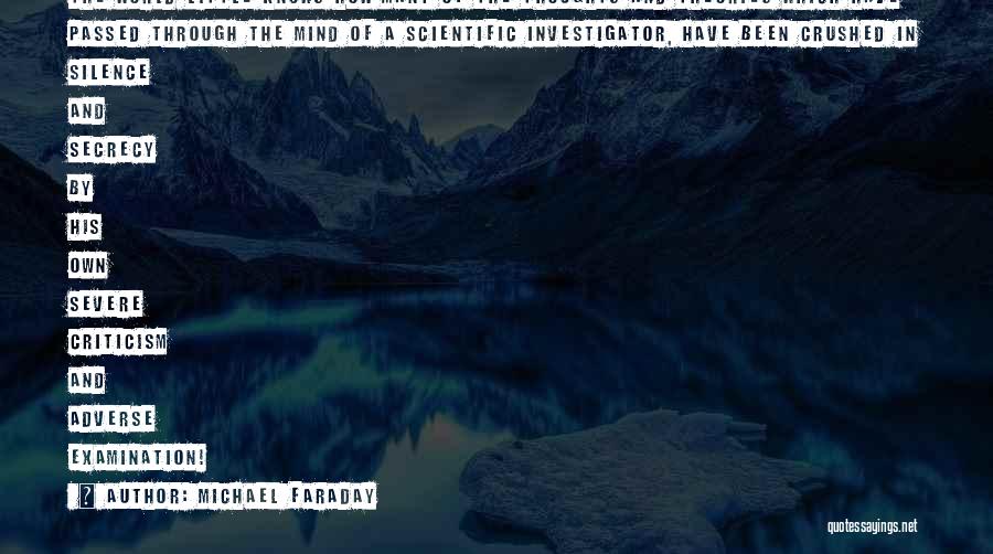 Investigator Quotes By Michael Faraday