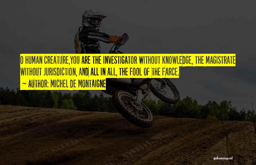 Investigator Quotes By Michel De Montaigne