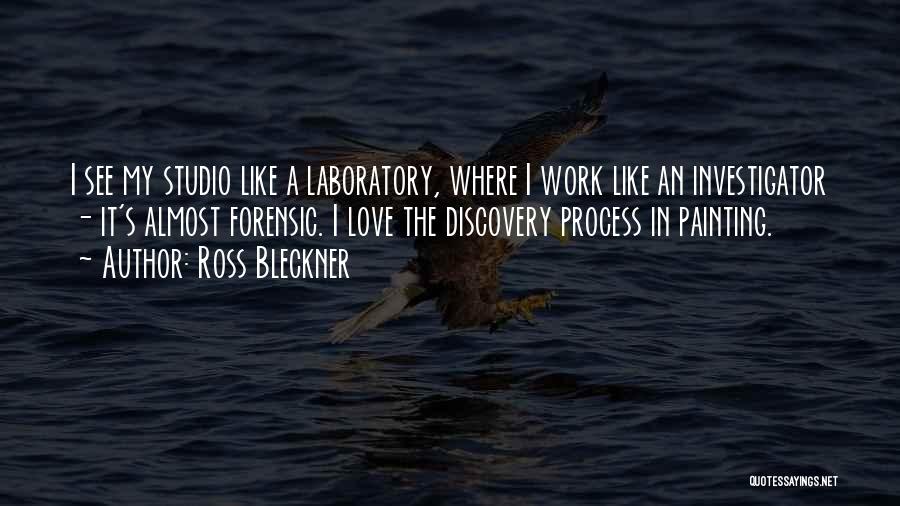 Investigator Quotes By Ross Bleckner