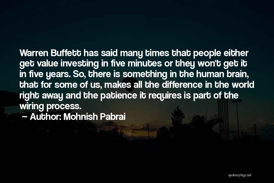 Investing In Others Quotes By Mohnish Pabrai