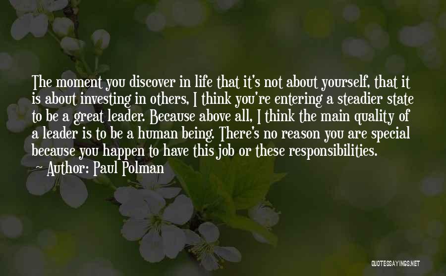 Investing In Others Quotes By Paul Polman