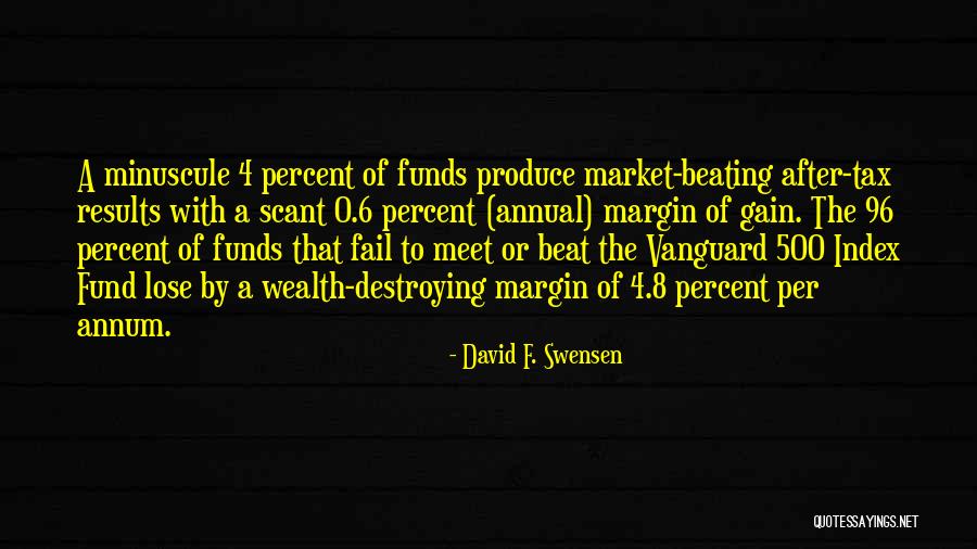 Investing In The Gains Quotes By David F. Swensen