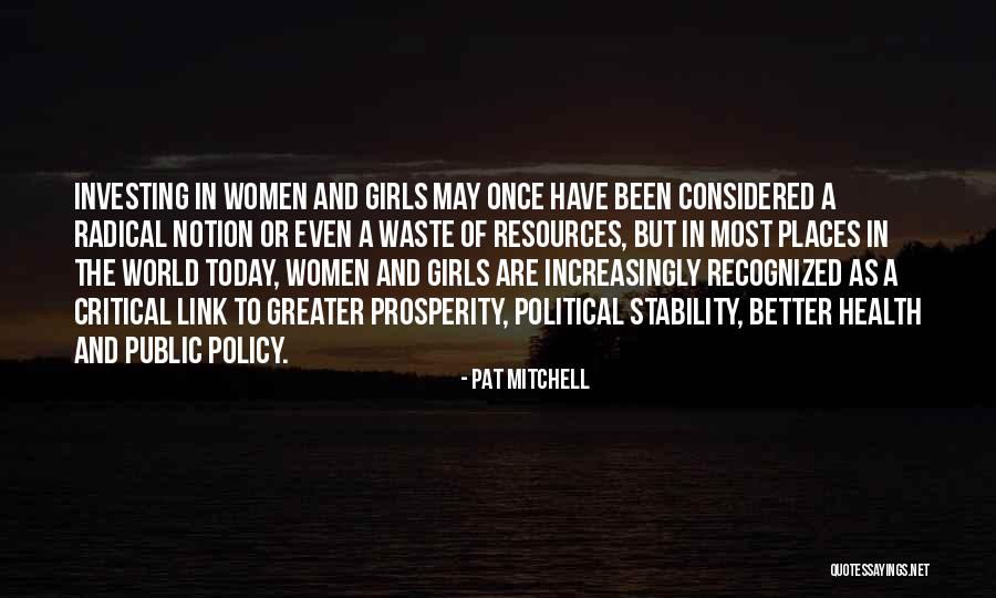 Investing In Your Health Quotes By Pat Mitchell Investing In Your Health Quotes By Pat Mitchell