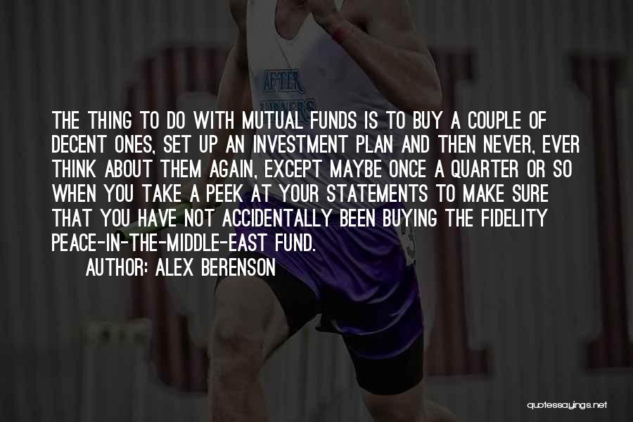 Investment Funds Quotes By Alex Berenson
