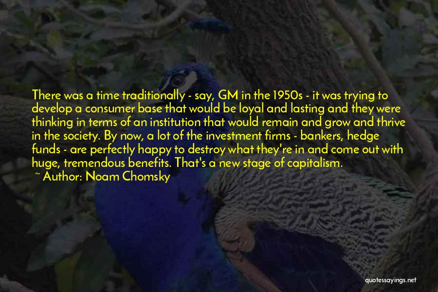 Investment Funds Quotes By Noam Chomsky