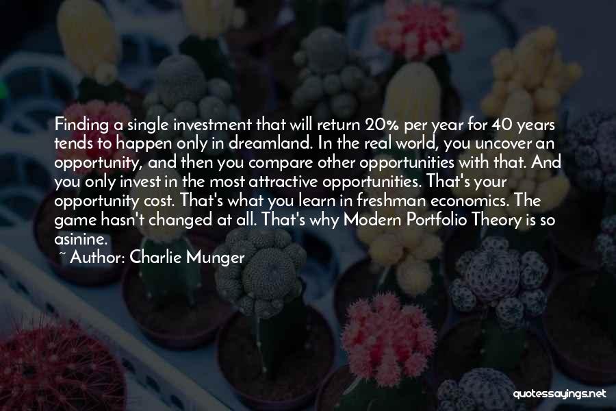 Investment Portfolio Quotes By Charlie Munger