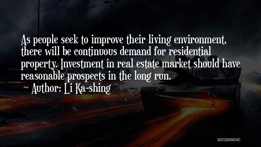 Investment Property Quotes By Li Ka-shing