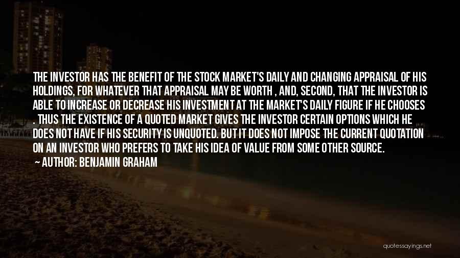 Investment Value Quotes By Benjamin Graham