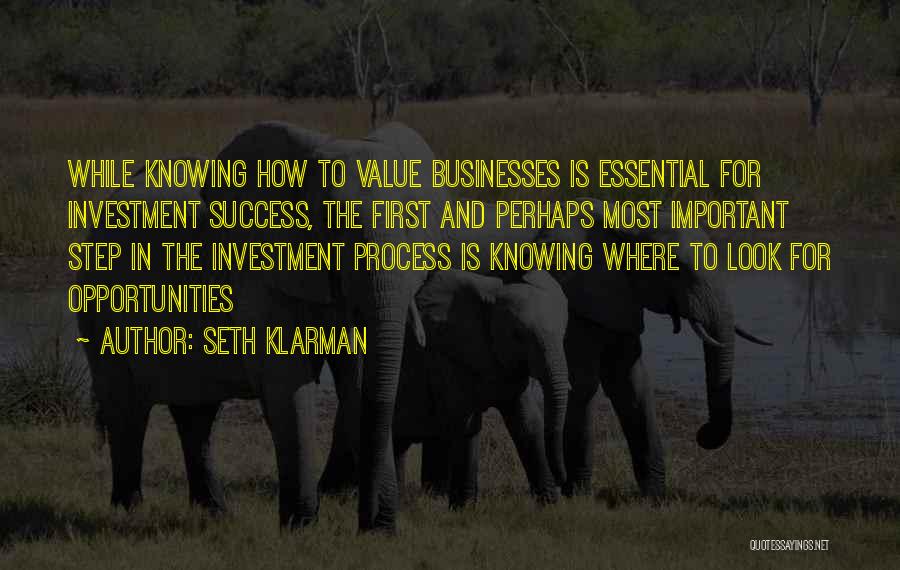 Investment Value Quotes By Seth Klarman