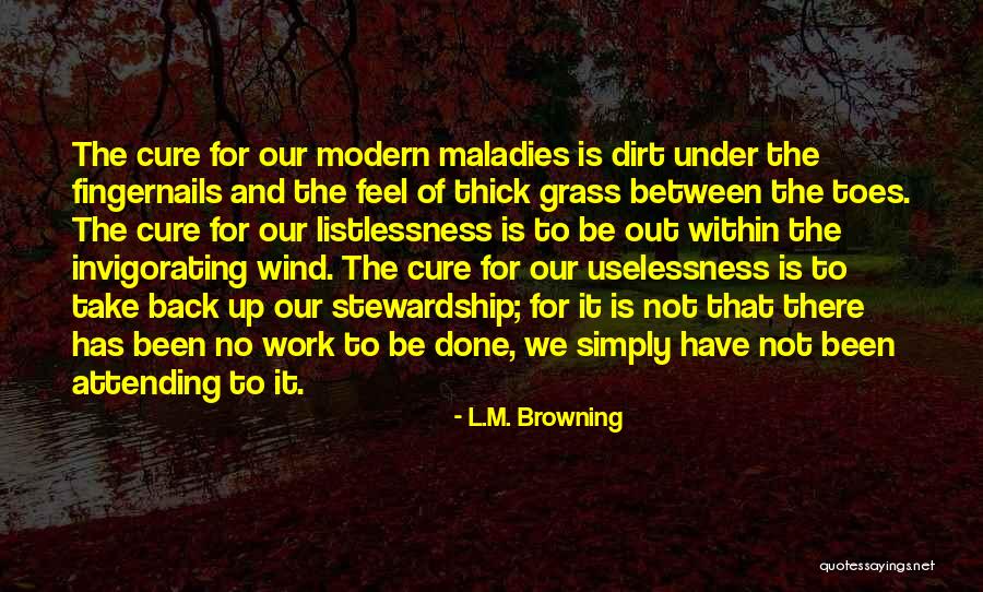 Invigorating Quotes By L.M. Browning