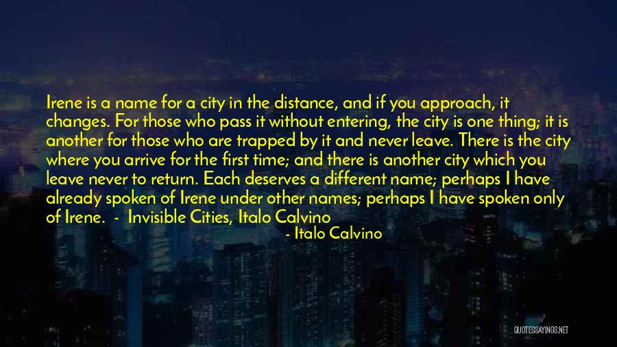 Invisible Cities Quotes By Italo Calvino