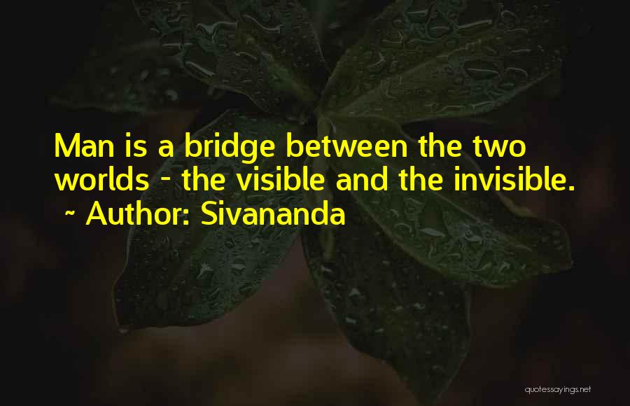 Invisible Man Quotes By Sivananda