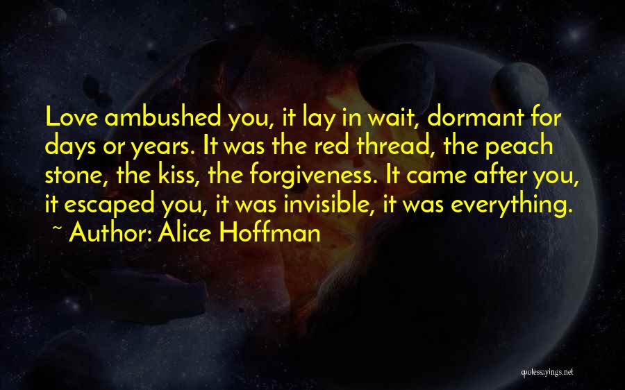 Invisible Thread Quotes By Alice Hoffman